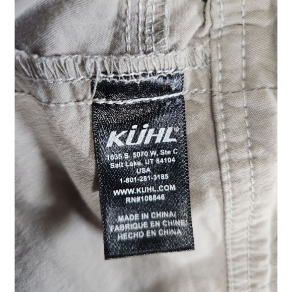 KÜHL Splash Gray 11" Inseam Cargo Shorts Mid-rise size 8 - Picture 8 of 9